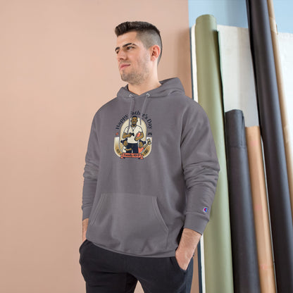 Father’s Day Champion Hoodie — “Happy Father’s Day” Retro Dad Graphic