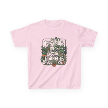 Kids 'Plants Are My Friends' Graphic Tee - Cute Plant Lover Shirt