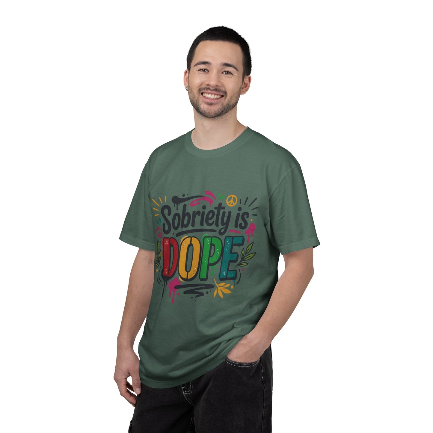 Sobriety Is Dope T-Shirt — Recovery Pride Graphic Tee