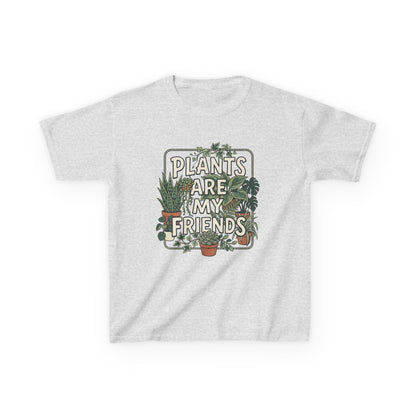 Kids 'Plants Are My Friends' Graphic Tee - Cute Plant Lover Shirt