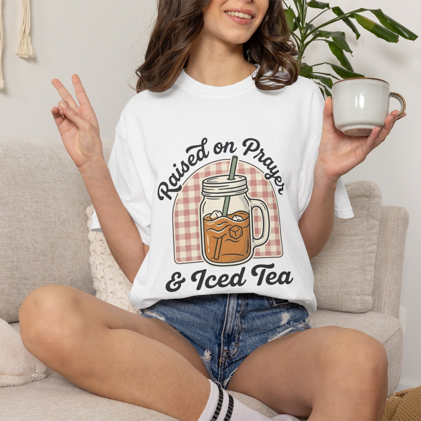 Raised on Prayer & Iced Tea T-Shirt