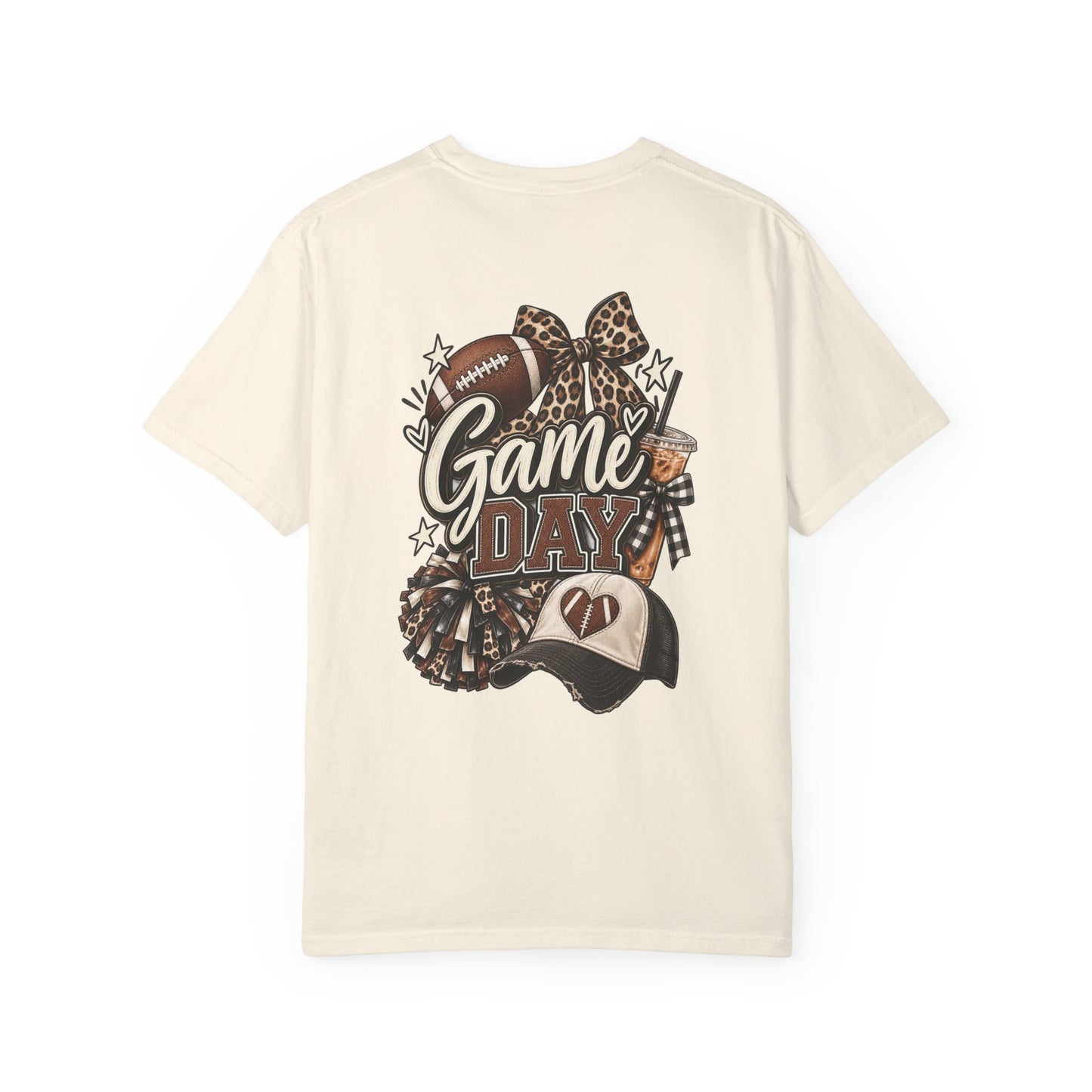Game Day Leopard Heart T-Shirt