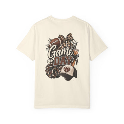 Game Day Leopard Heart T-Shirt