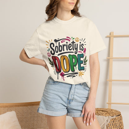 Sobriety Is Dope T-Shirt — Recovery Pride Graphic Tee