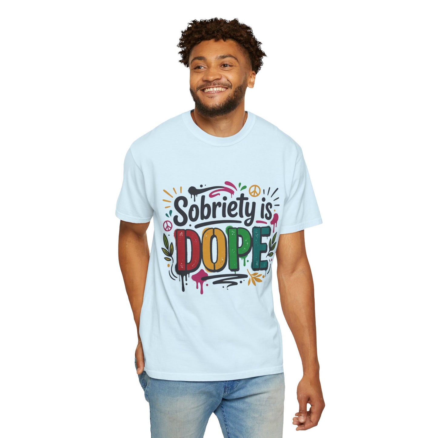 Sobriety Is Dope T-Shirt — Recovery Pride Graphic Tee