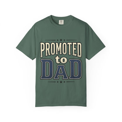 Promoted to Dad T-Shirt — New Dad Announcement Tee