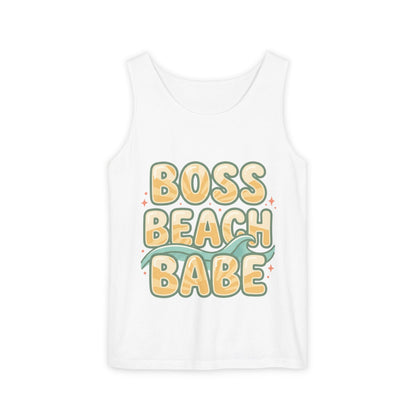 Boss Beach Babe Tank Top — Retro Beach Vibes Graphic Tank
