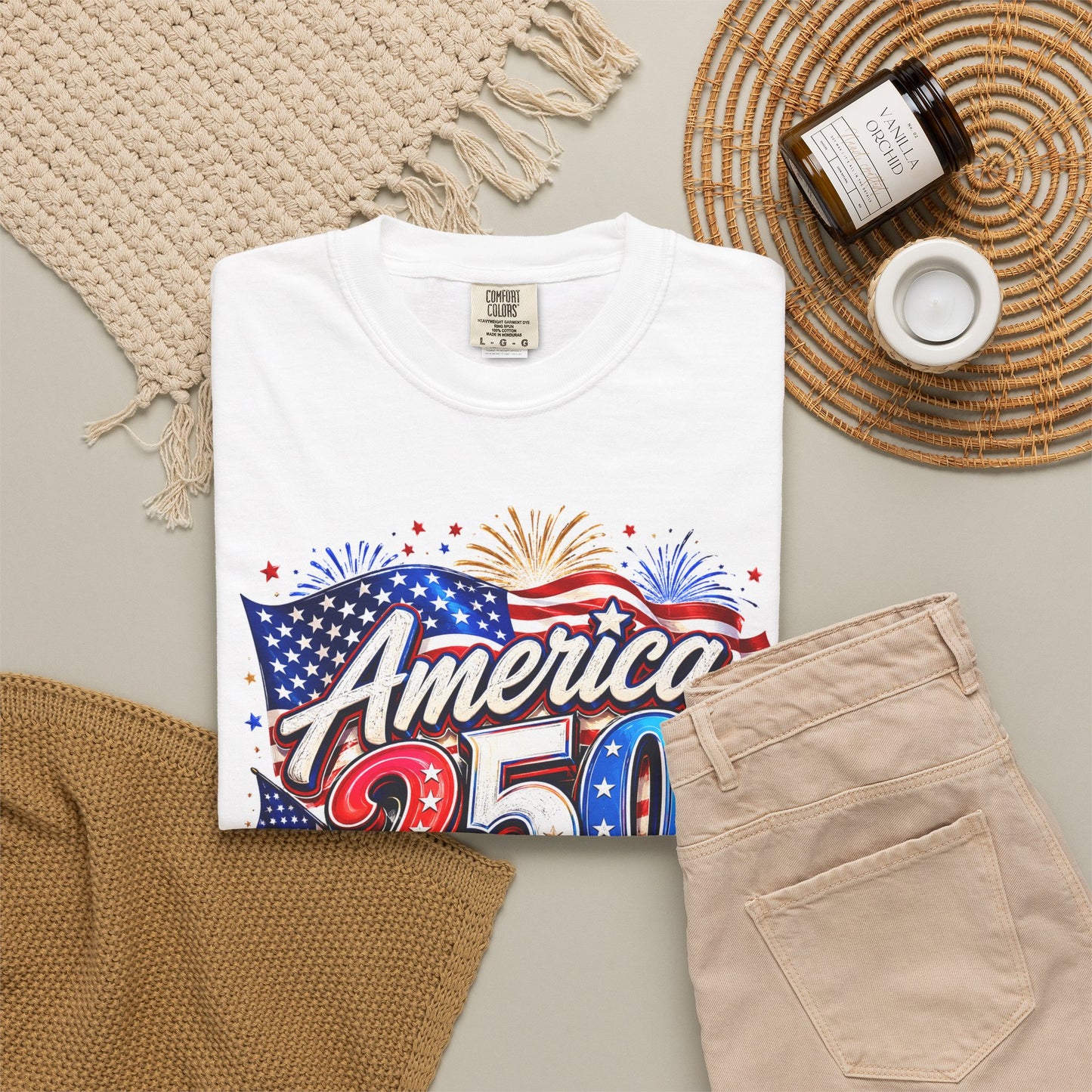 America 250 Celebration T-Shirt — "America 250: 1776–2026, Let's Celebrate" Patriotic Independence Day Tee