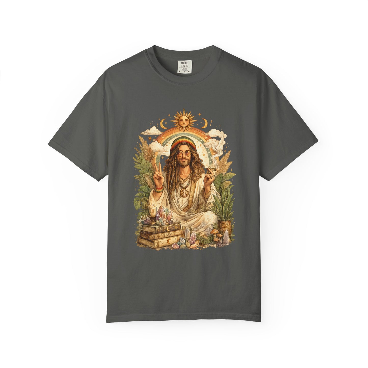 Spiritual Jesus Retro Graphic T-Shirt