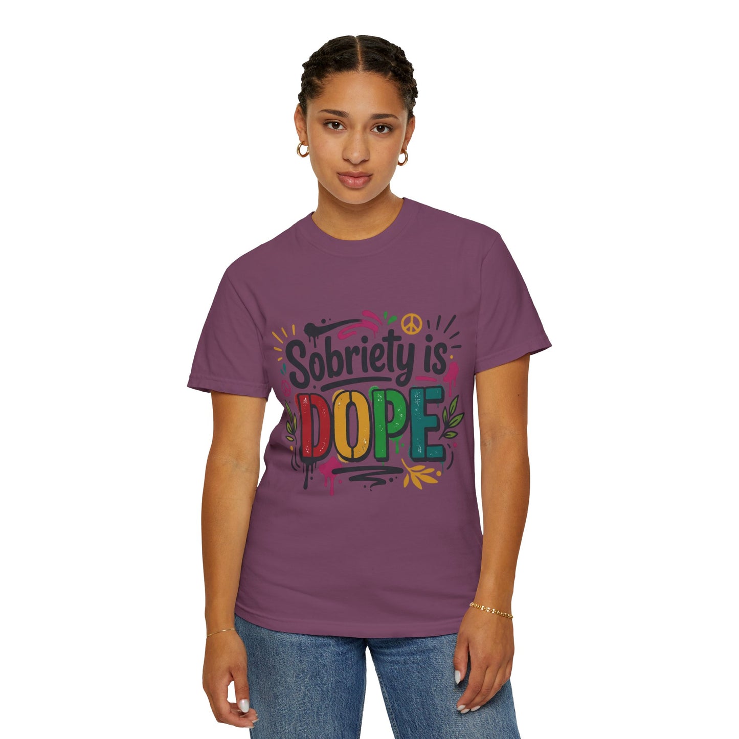 Sobriety Is Dope T-Shirt — Recovery Pride Graphic Tee