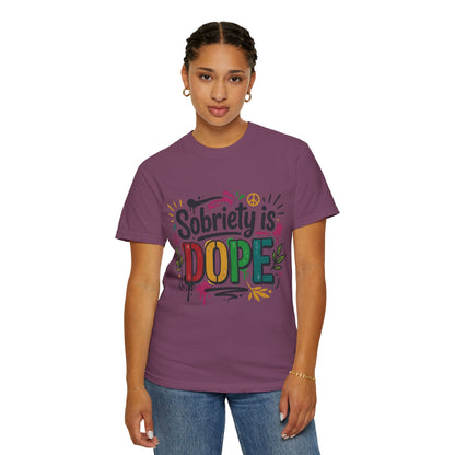 Sobriety Is Dope T-Shirt — Recovery Pride Graphic Tee