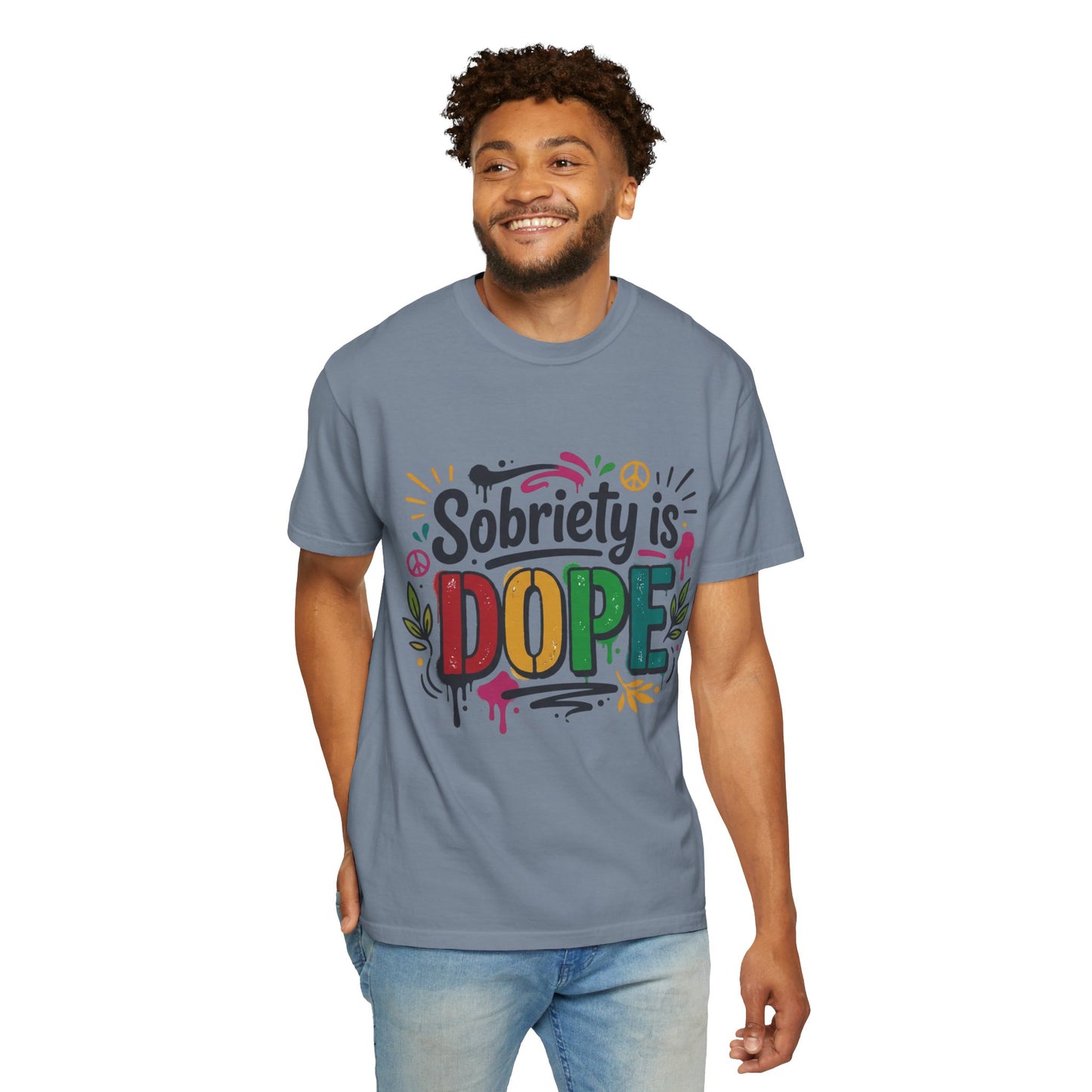 Sobriety Is Dope T-Shirt — Recovery Pride Graphic Tee