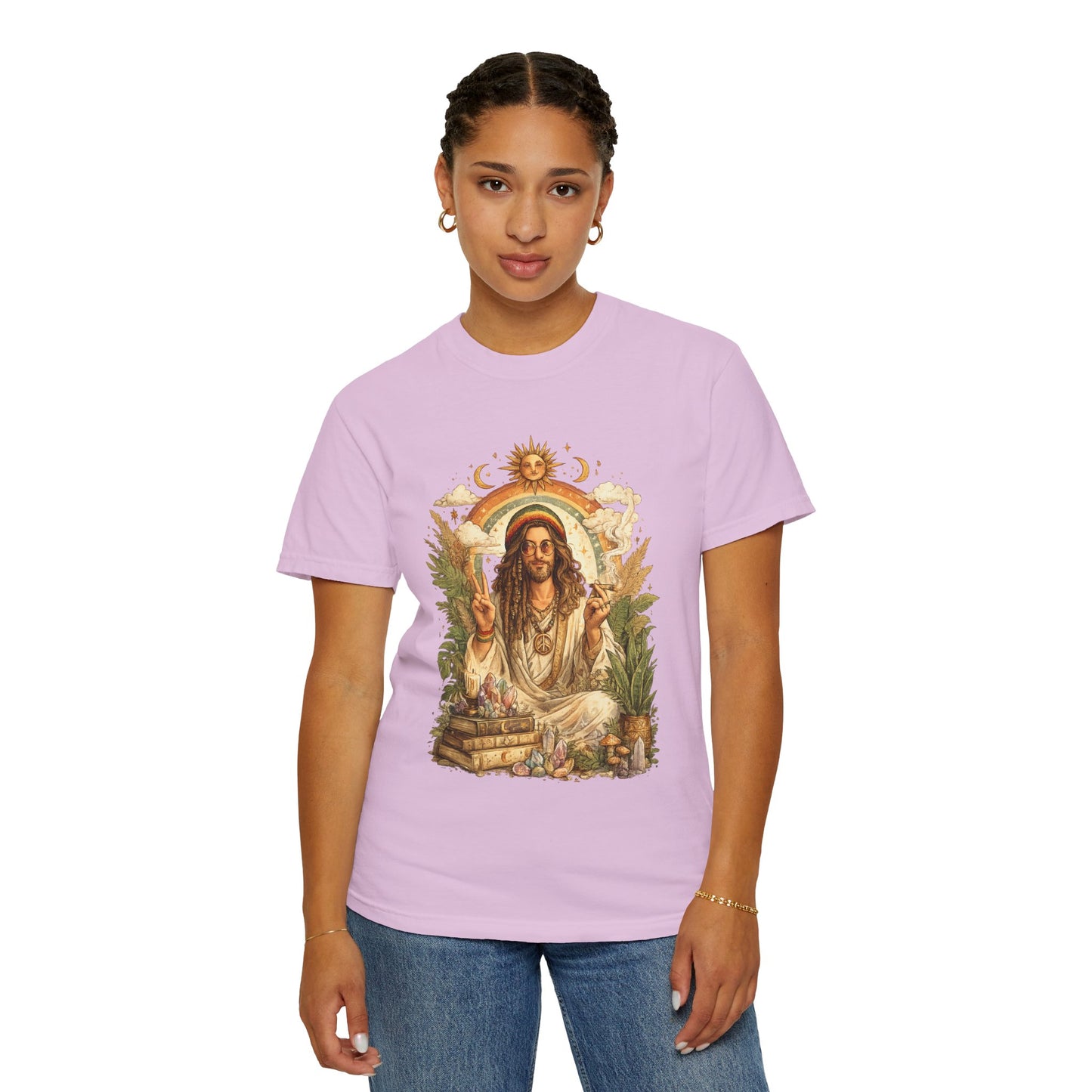 Spiritual Jesus Retro Graphic T-Shirt