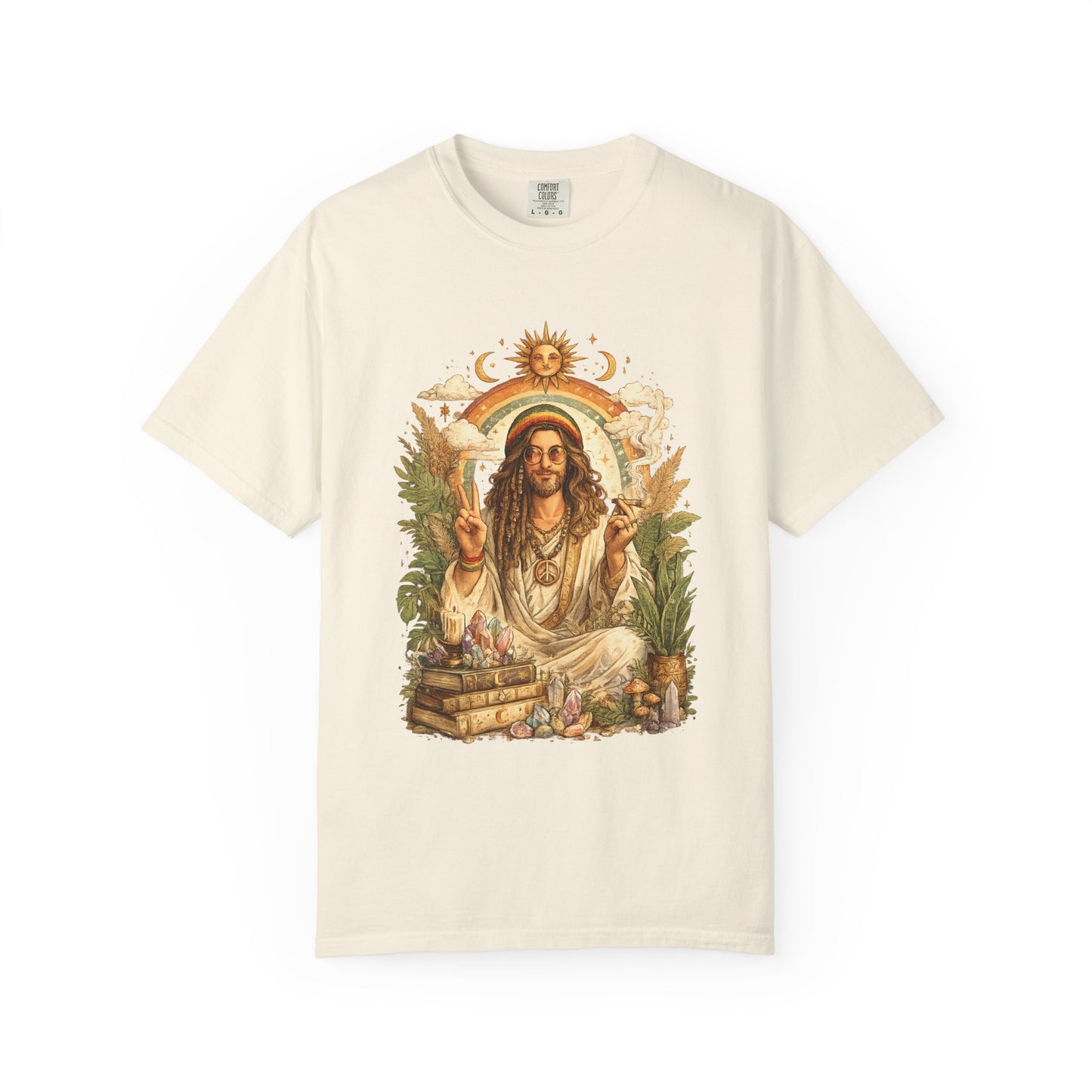 Spiritual Jesus Retro Graphic T-Shirt