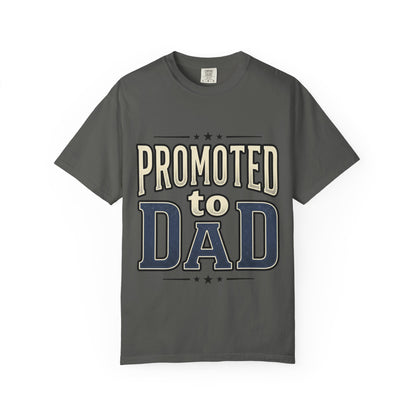 Promoted to Dad T-Shirt — New Dad Announcement Tee