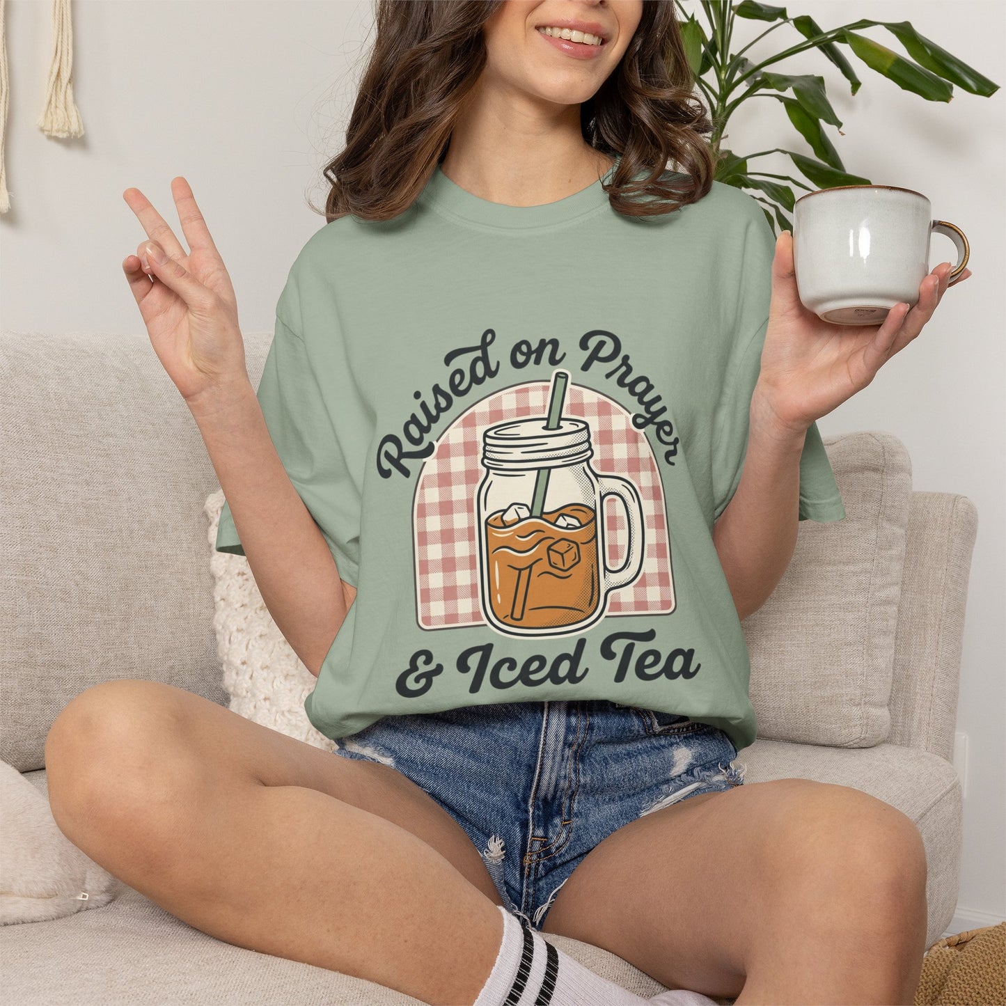 Raised on Prayer & Iced Tea T-Shirt