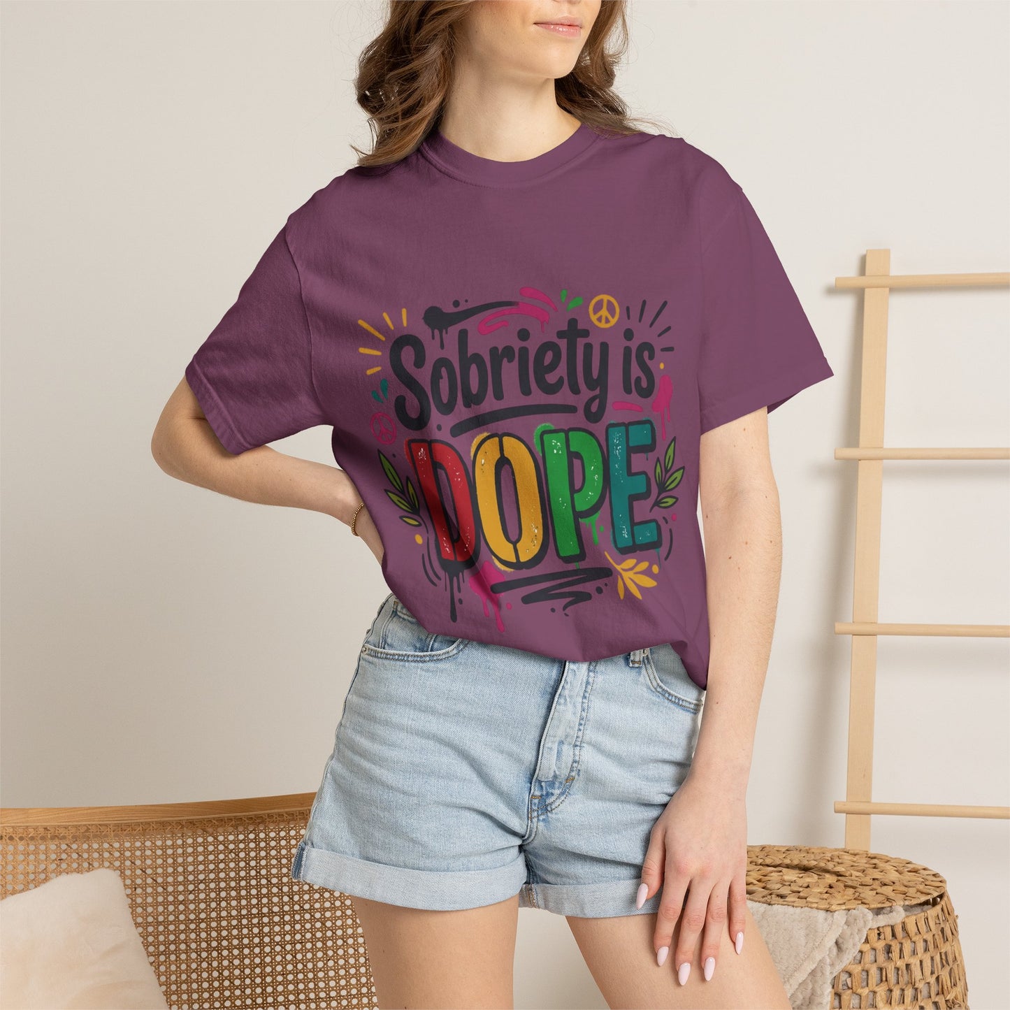 Sobriety Is Dope T-Shirt — Recovery Pride Graphic Tee