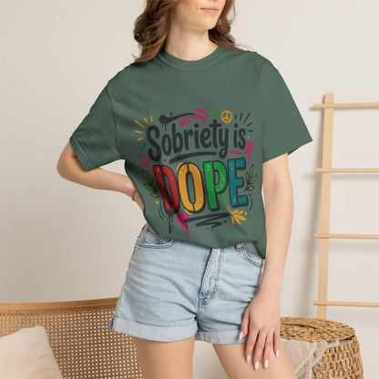 Sobriety Is Dope T-Shirt — Recovery Pride Graphic Tee