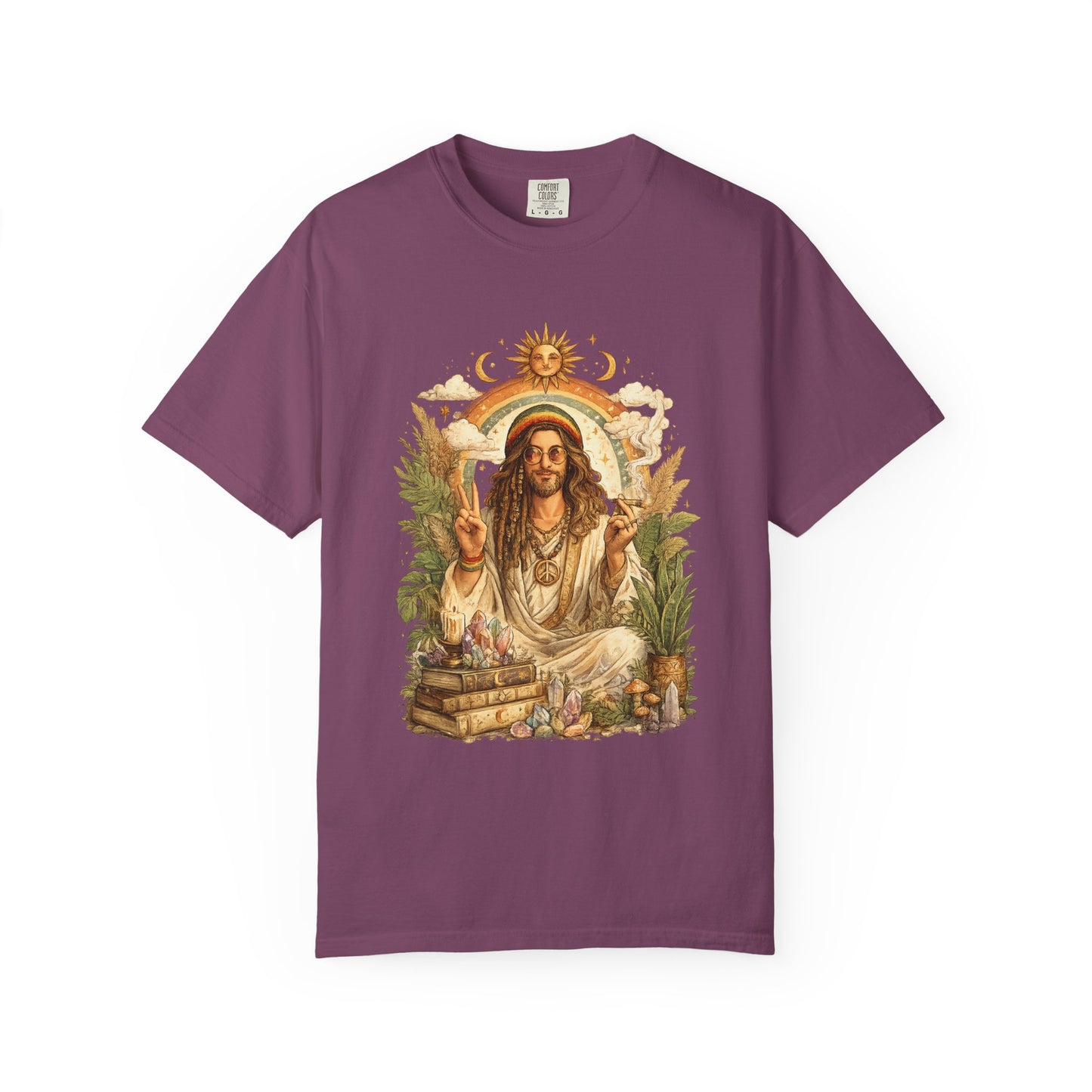 Spiritual Jesus Retro Graphic T-Shirt