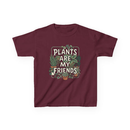 Kids 'Plants Are My Friends' Graphic Tee - Cute Plant Lover Shirt