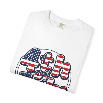 4th of July T-Shirt — American Flag Retro Graphic