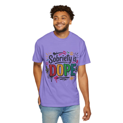 Sobriety Is Dope T-Shirt — Recovery Pride Graphic Tee