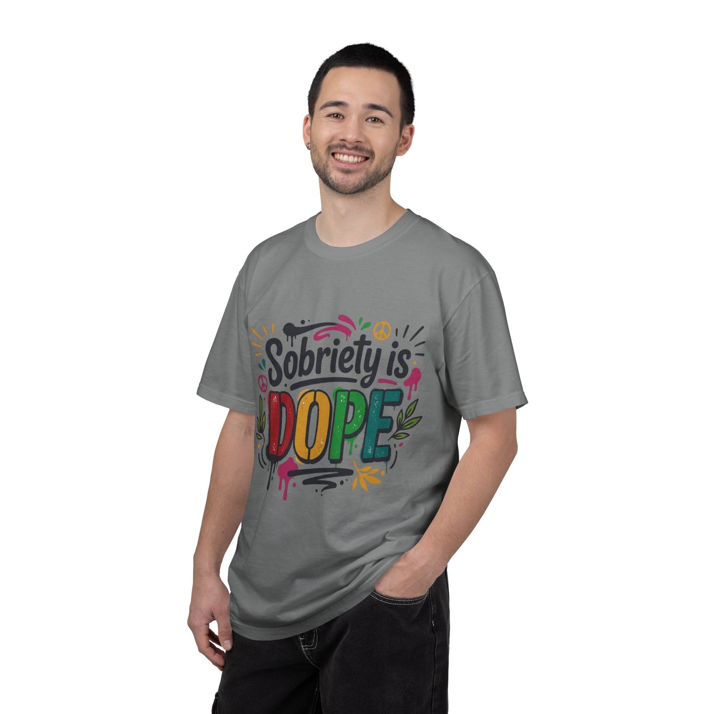 Sobriety Is Dope T-Shirt — Recovery Pride Graphic Tee
