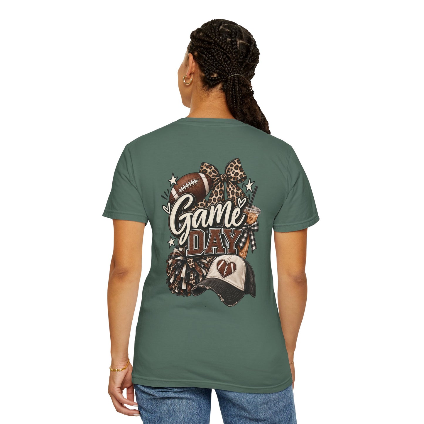 Game Day Leopard Heart T-Shirt