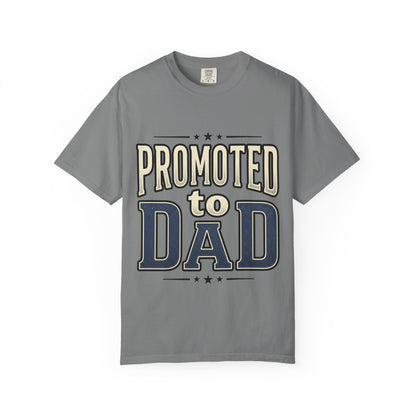 Promoted to Dad T-Shirt — New Dad Announcement Tee