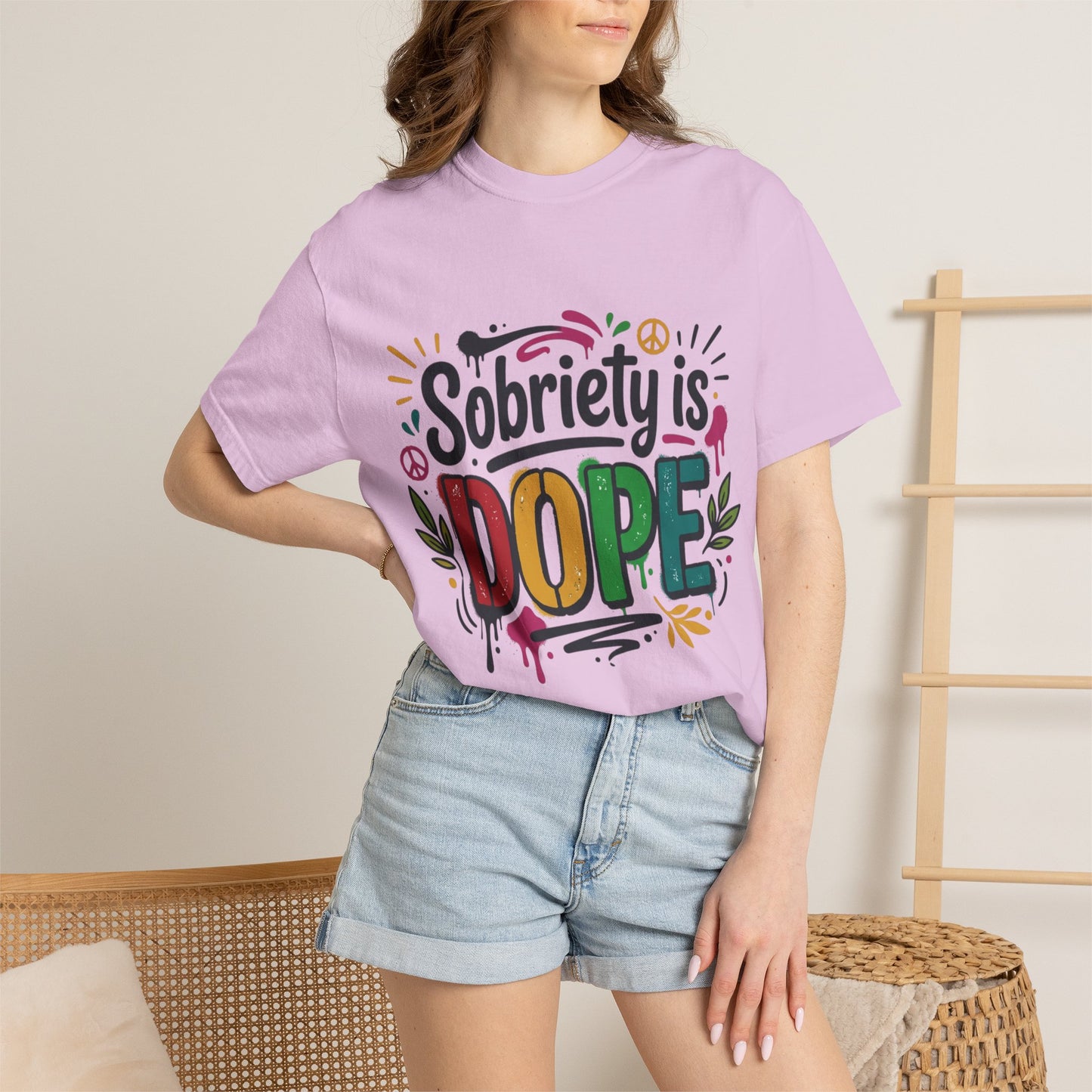 Sobriety Is Dope T-Shirt — Recovery Pride Graphic Tee